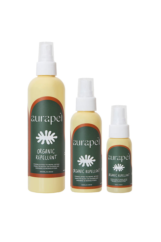 Aurapel Insect Repellent products flatlay
